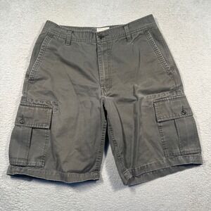 Vintage Y2K Gap Standard Cargo Shorts Gray Casual Outdoor Everyday Size‎ 32 Gorp